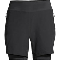 Womens 2 In 1 MTN Short - Black