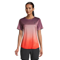 Womens MTN Bike Jersey - Red Wine Ombre