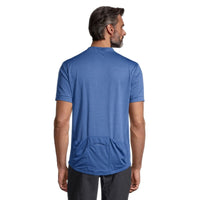 Mens Half Zip Cycling Jersey - Bright Cobalt