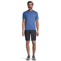Mens Half Zip Cycling Jersey - Bright Cobalt