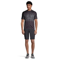 Mens Full-Zip Cycling Jersey - Black Angular