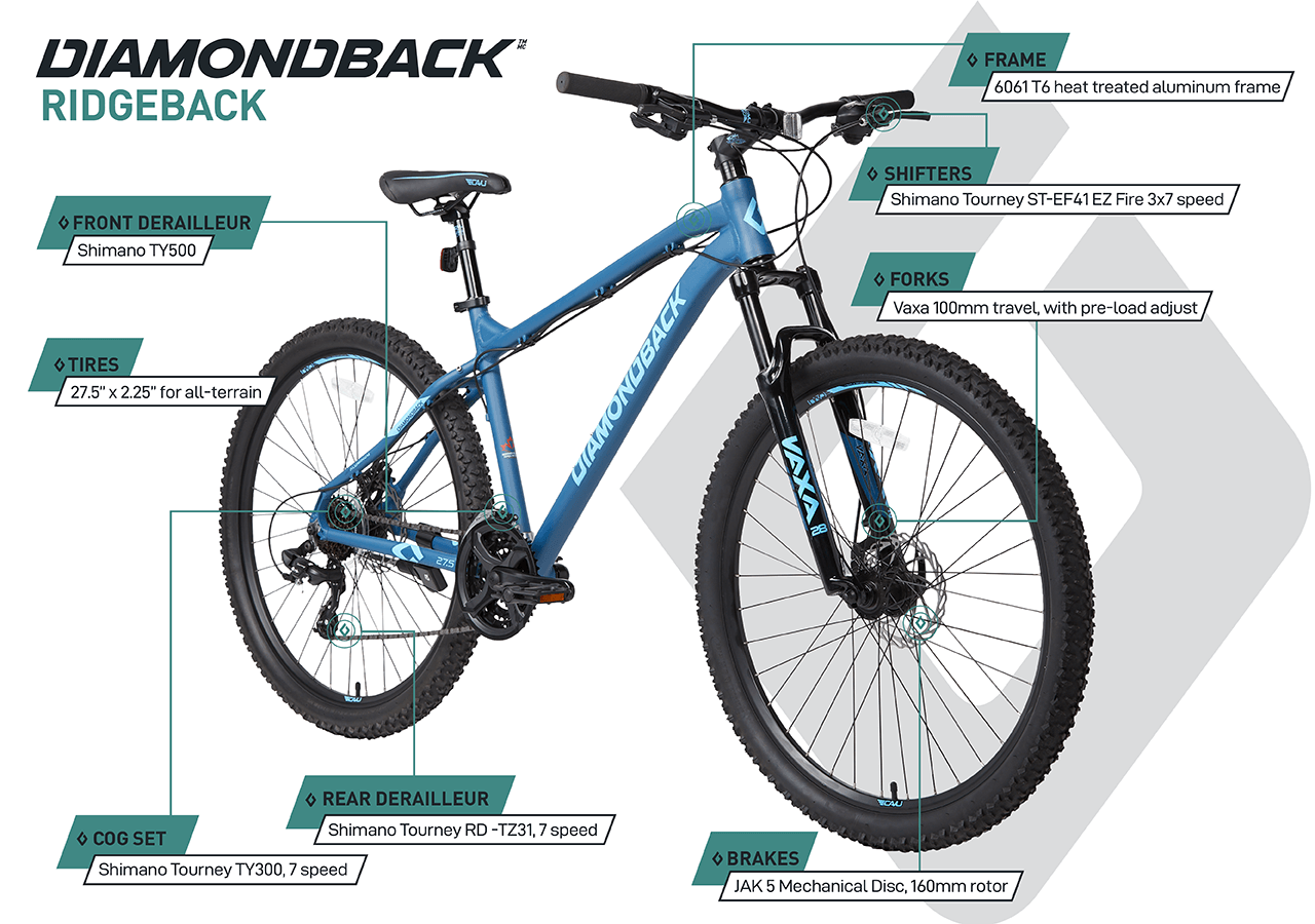 Diamondback sizing chart best sale mountain