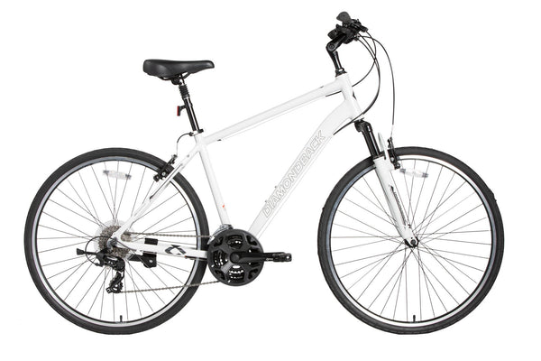 Hawrelak Hybrid Bike 700C White DiamondBack