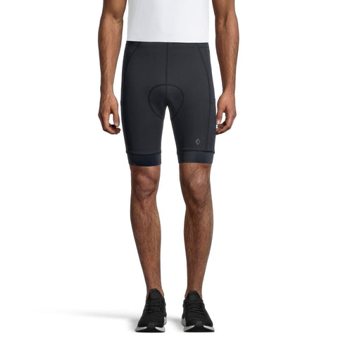 Mens Printed Cycling Short (8.5") - Black Angular