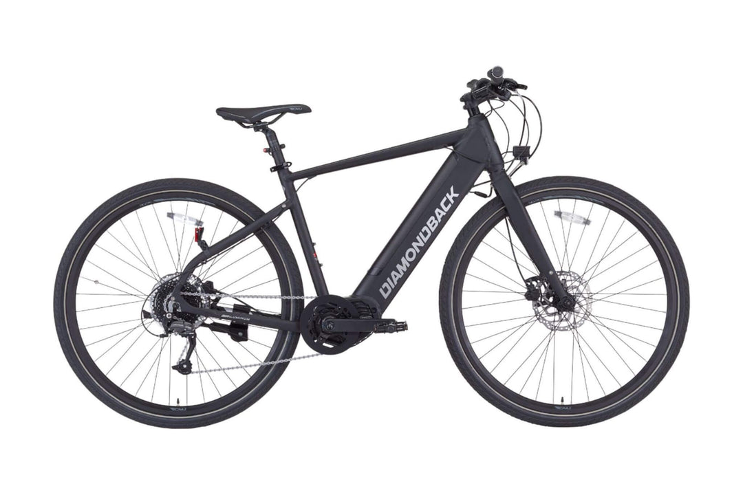 diamondback electric bicycle Union 1 Large Gloss Gray- Bike tunes your pedaling DiamondBack Current eBikes