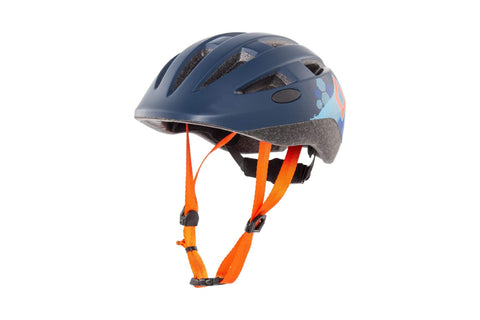 Bow - Kids Bike Helmet - Blue/Orange